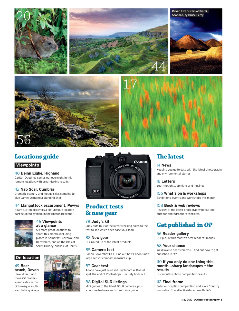 Outdoor Photography Preview Pages