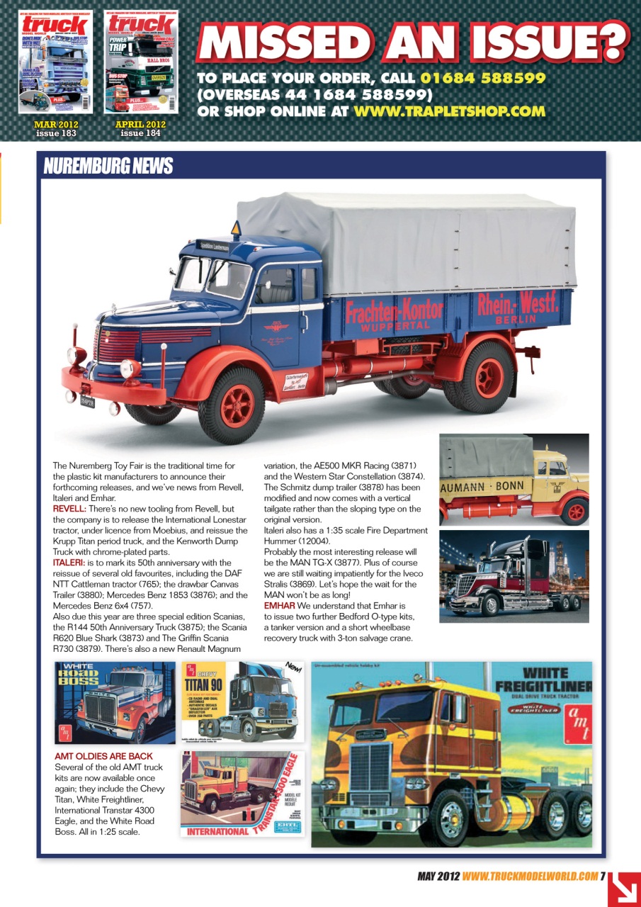 Model Car Truck Motorcycles World Preview Pages