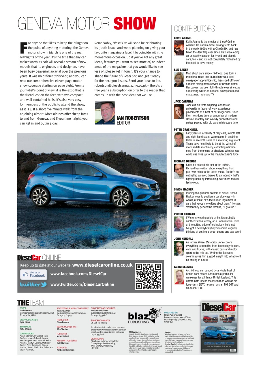 Diesel&EcoCar Magazine Preview Pages