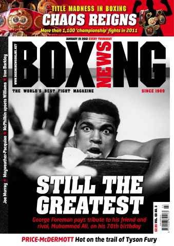 Boxing News issue 19th January 2012