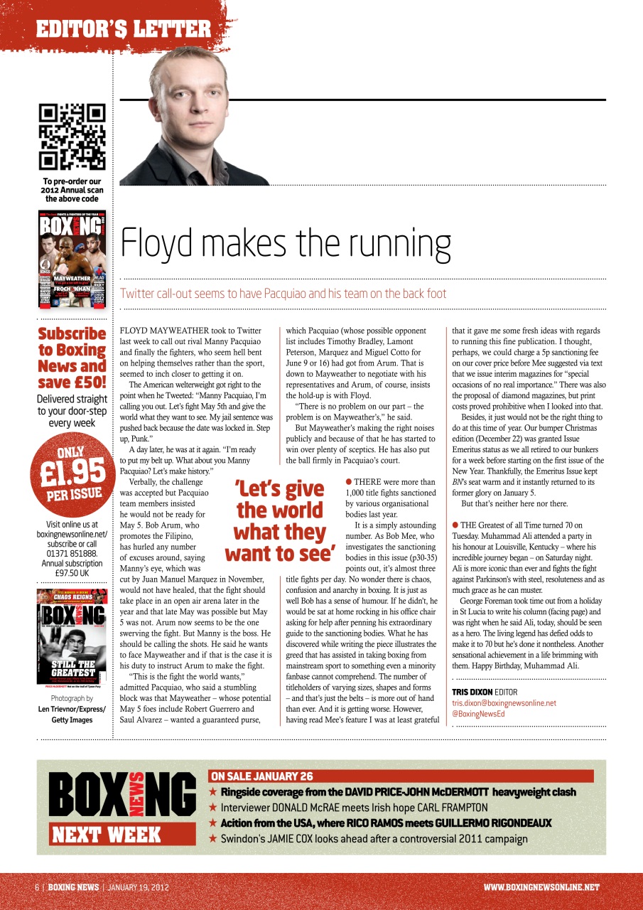 Boxing News Preview Pages