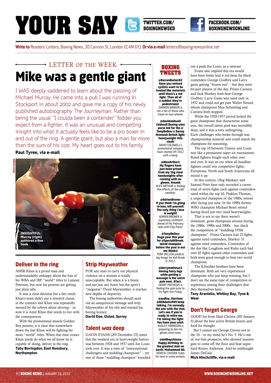Boxing News Preview Pages