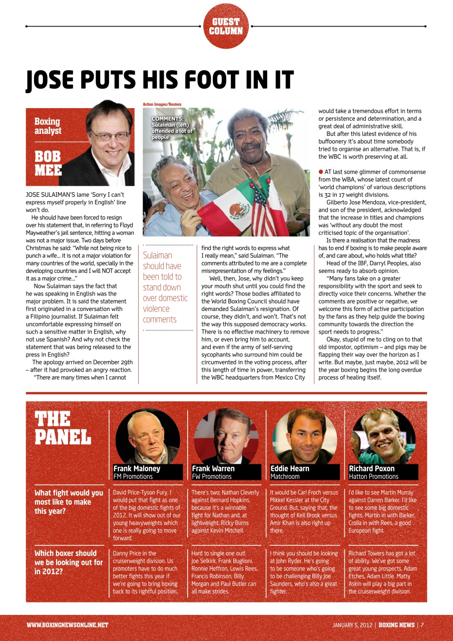 Boxing News Preview Pages