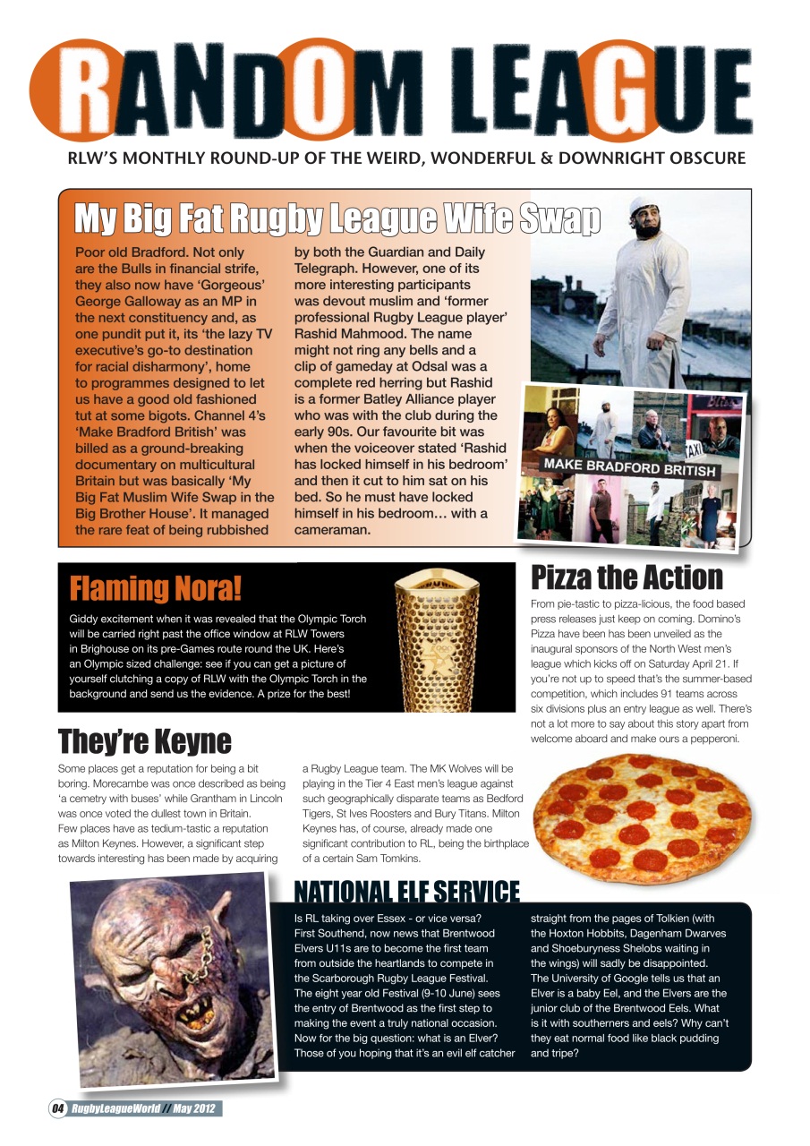 Rugby League World Preview Pages