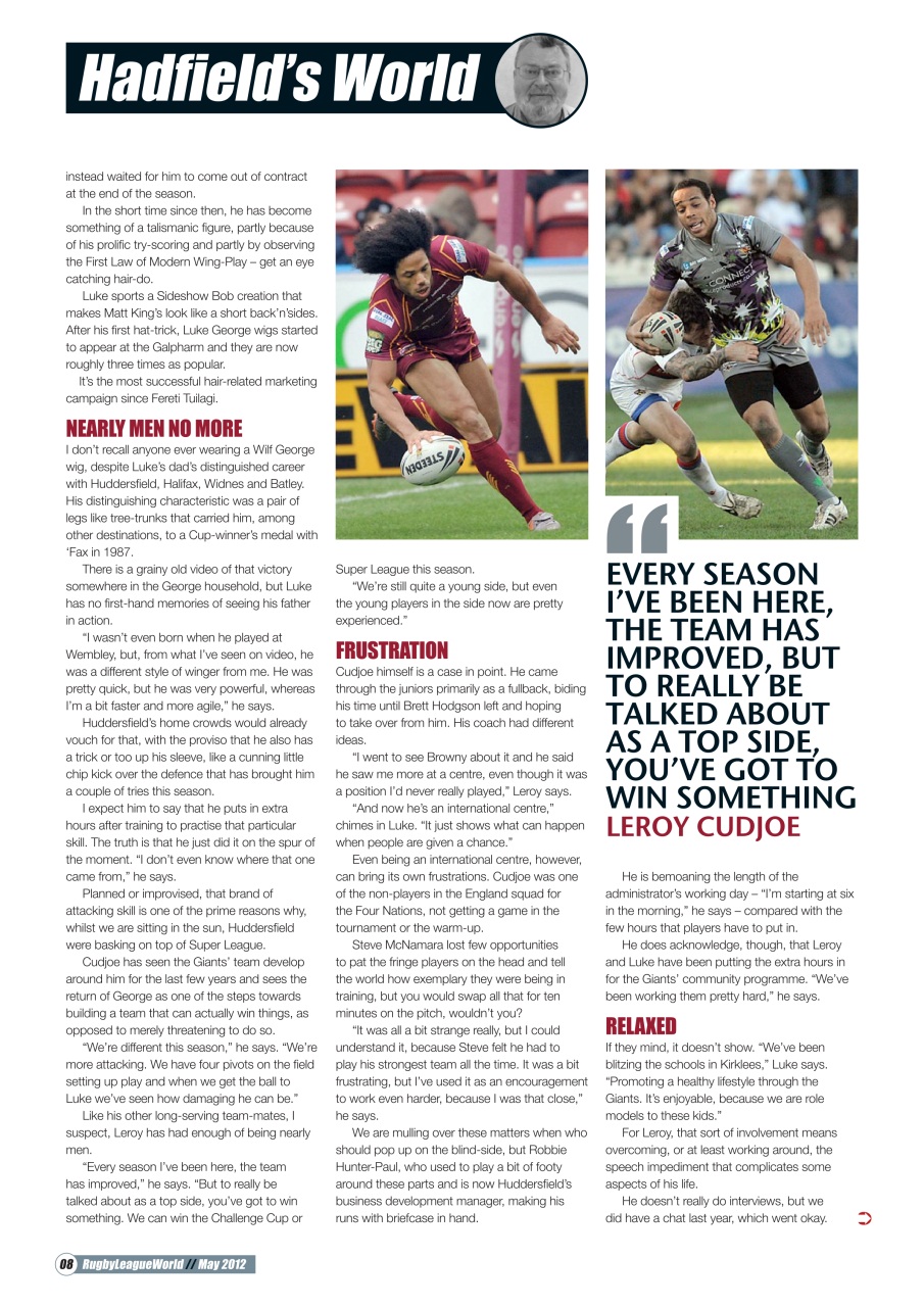 Rugby League World Preview Pages