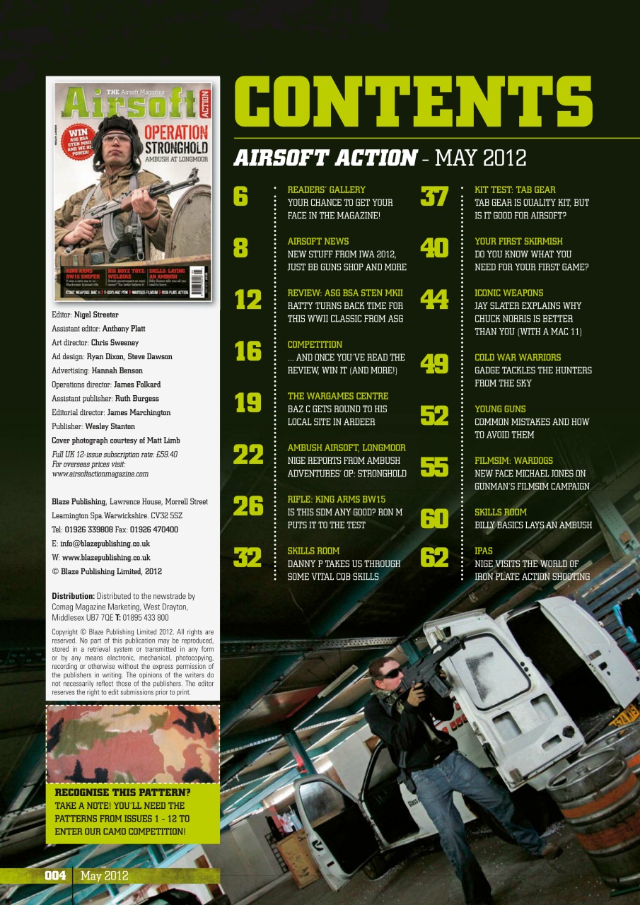 Airsoft Action Preview Pages