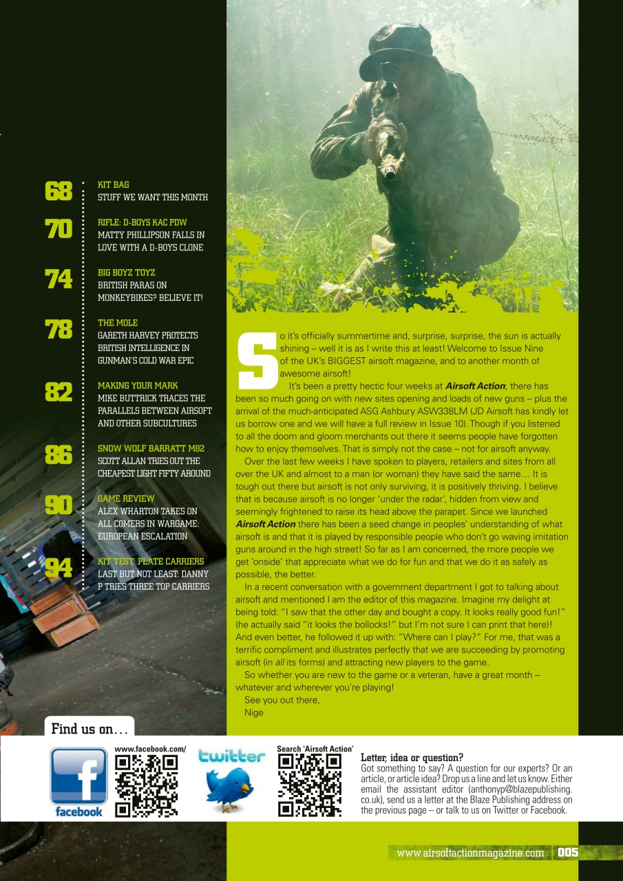 Airsoft Action Preview Pages