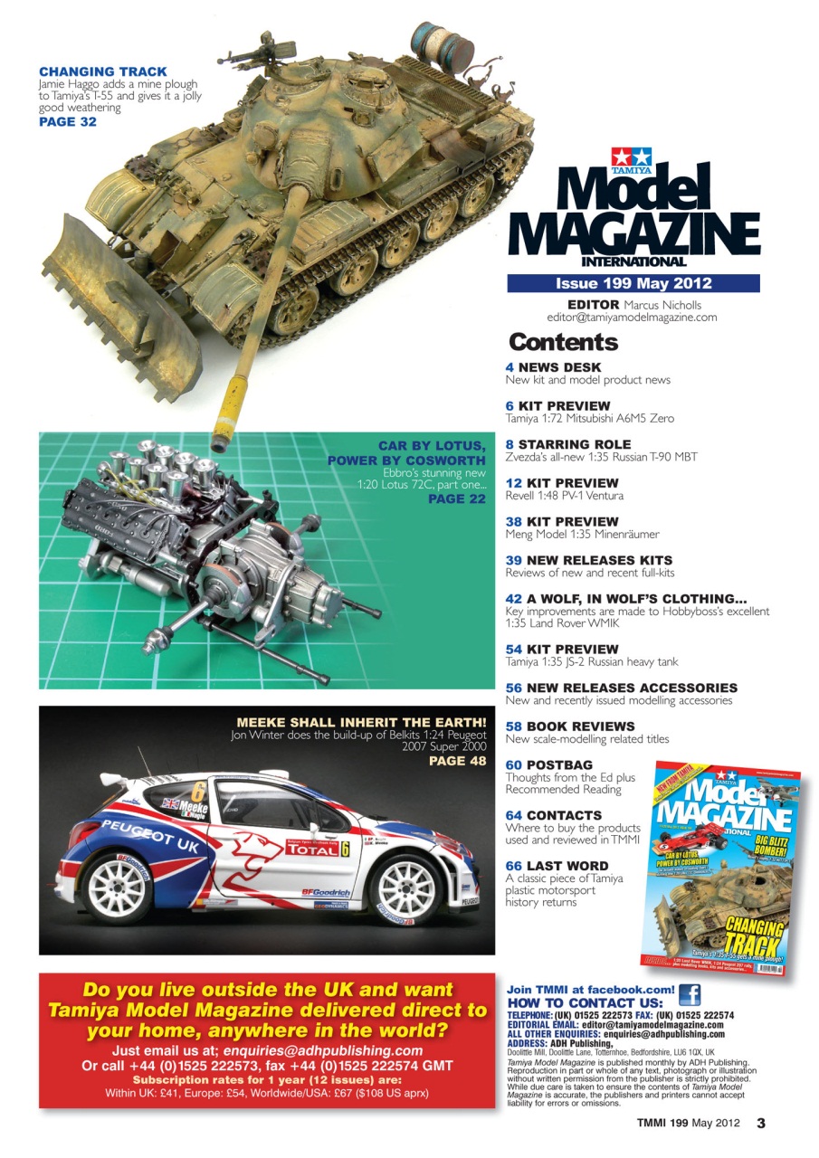 Tamiya Model Magazine Preview Pages
