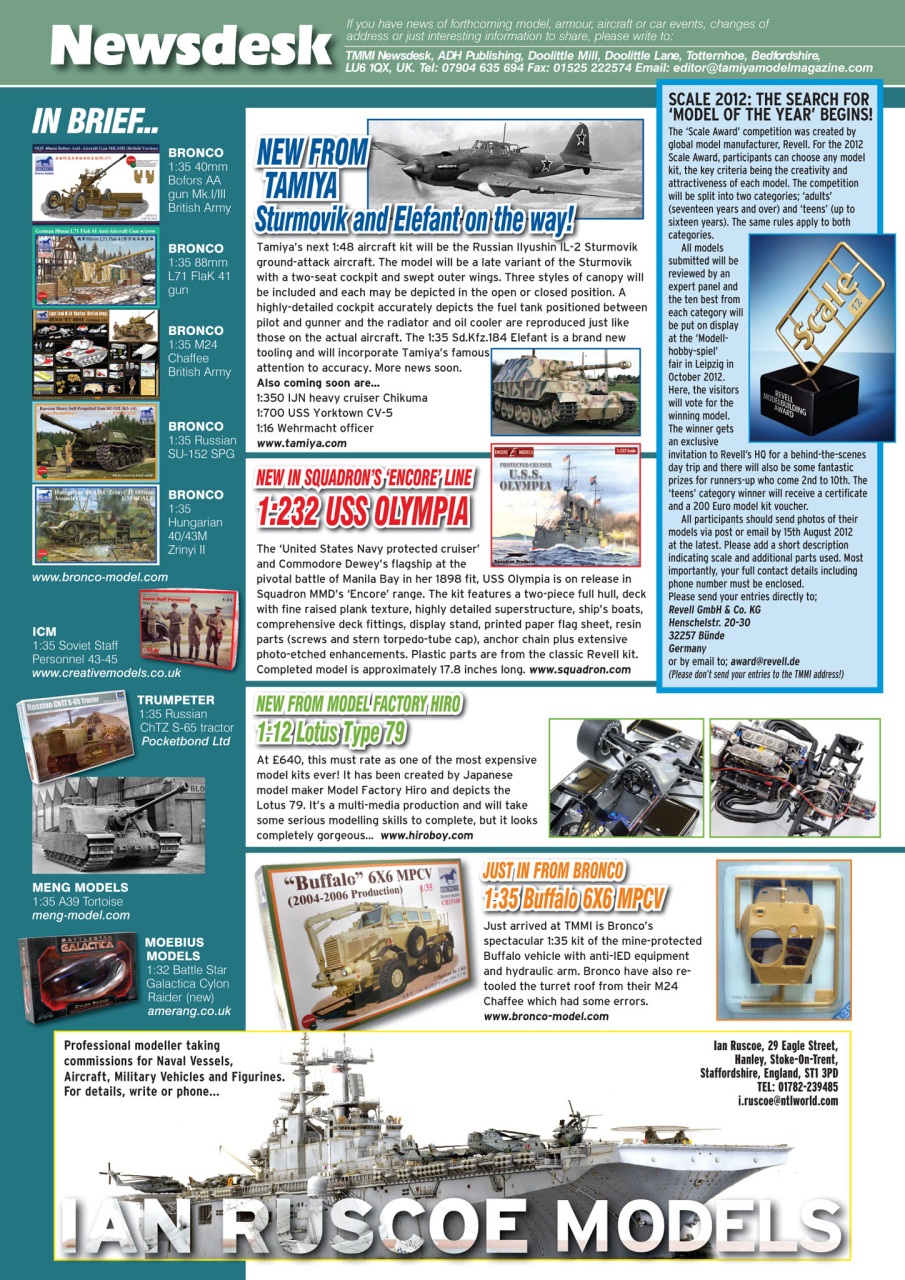 Tamiya Model Magazine Preview Pages