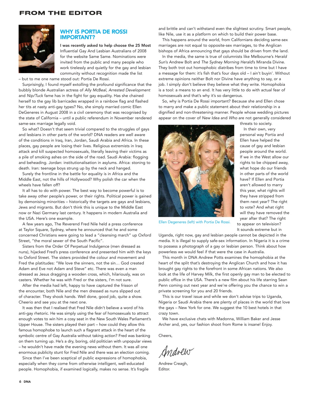 DNA Magazine Preview Pages