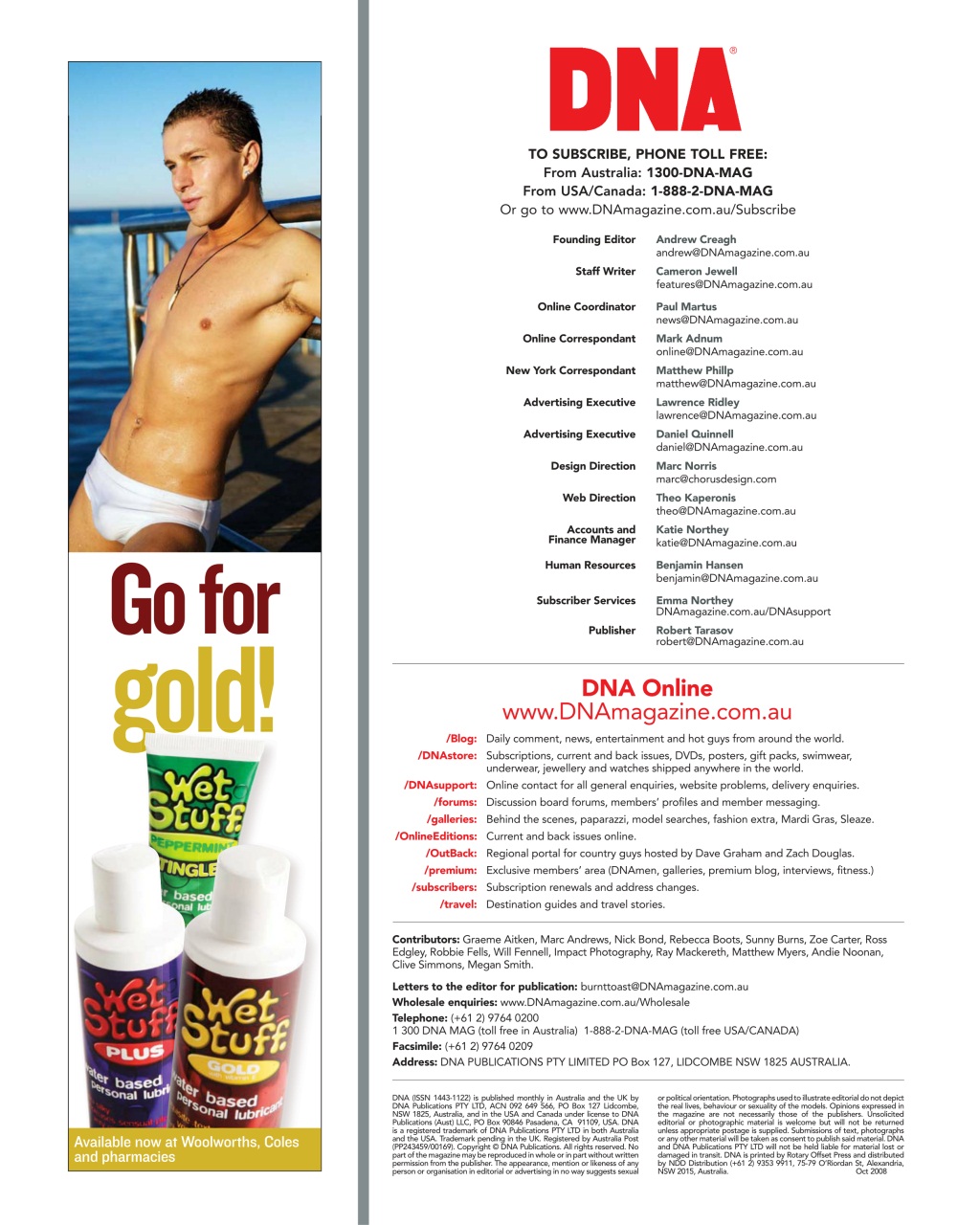 DNA Magazine Preview Pages