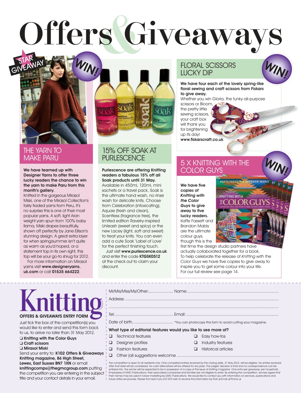 Knitting Preview Pages