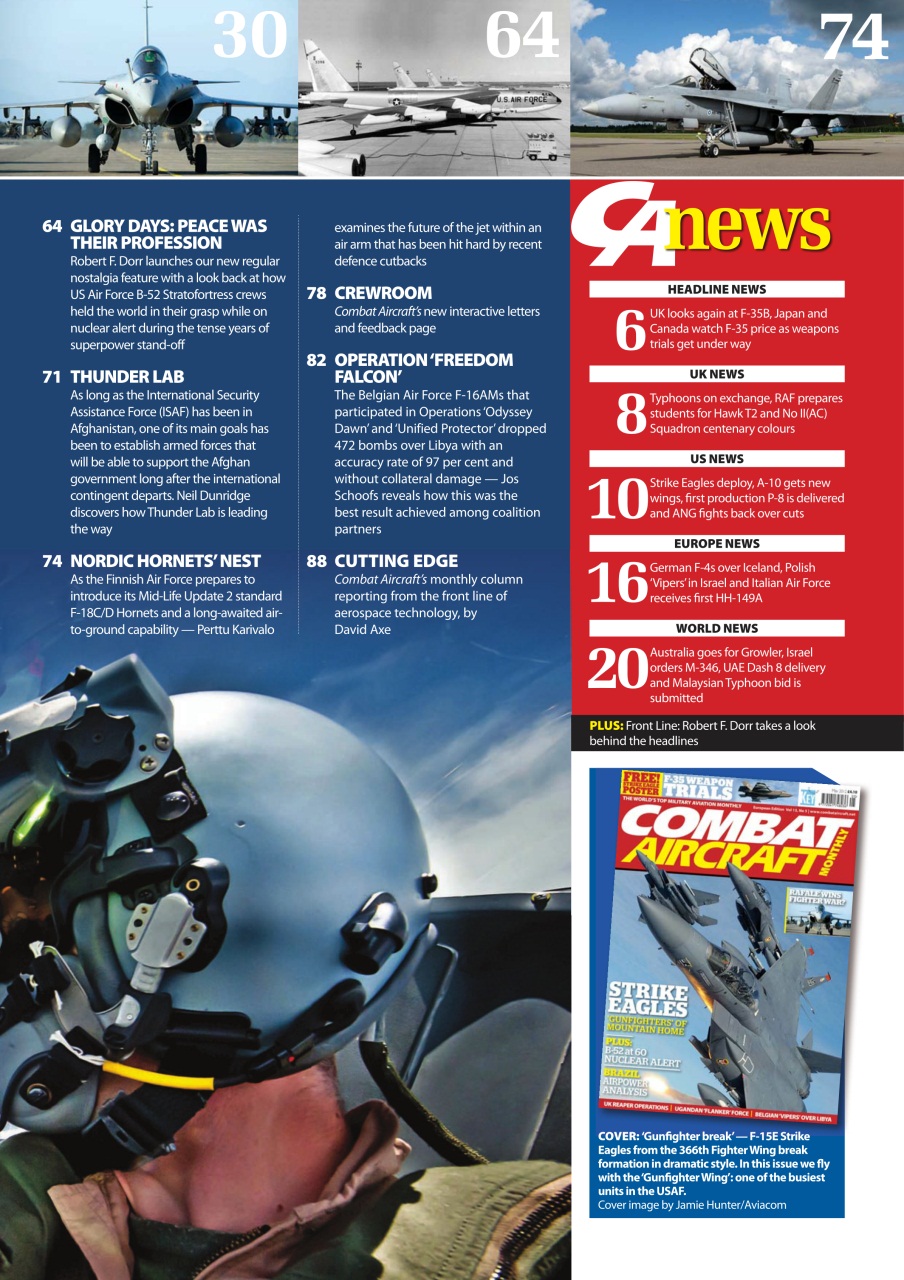 Combat Aircraft Journal Preview Pages