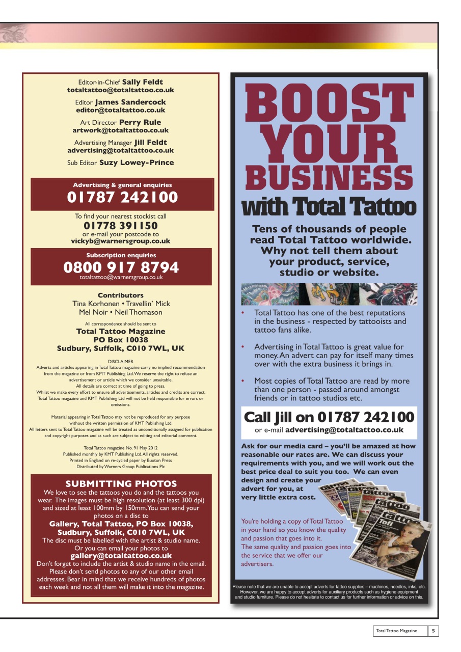 Total Tattoo Preview Pages