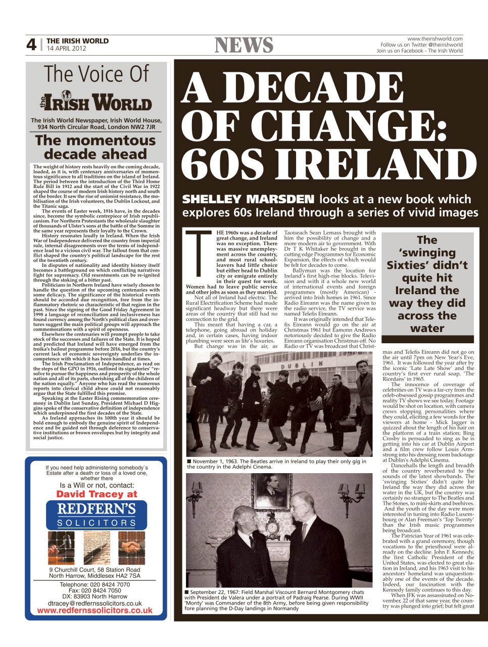 Irish World Preview Pages