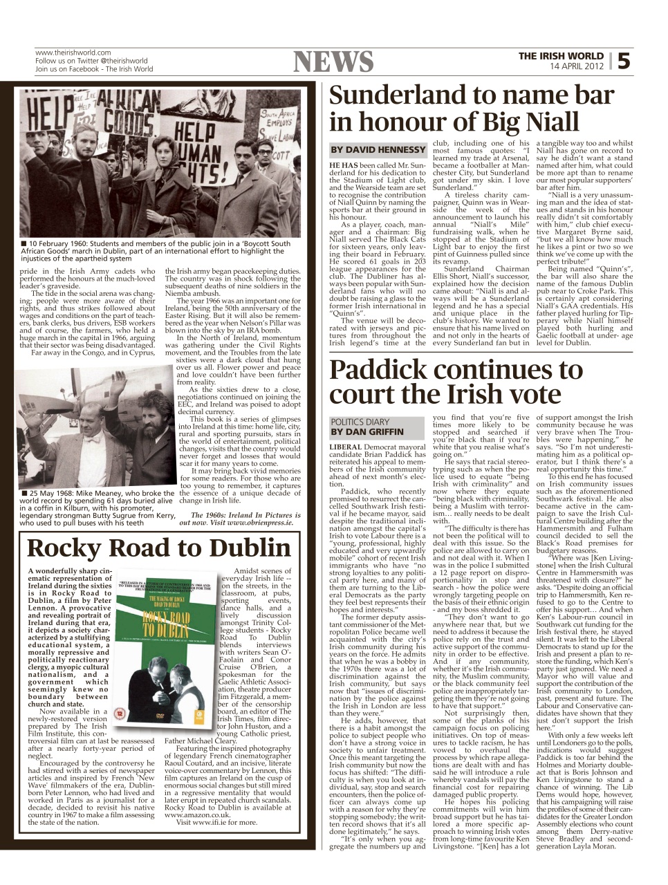 Irish World Preview Pages