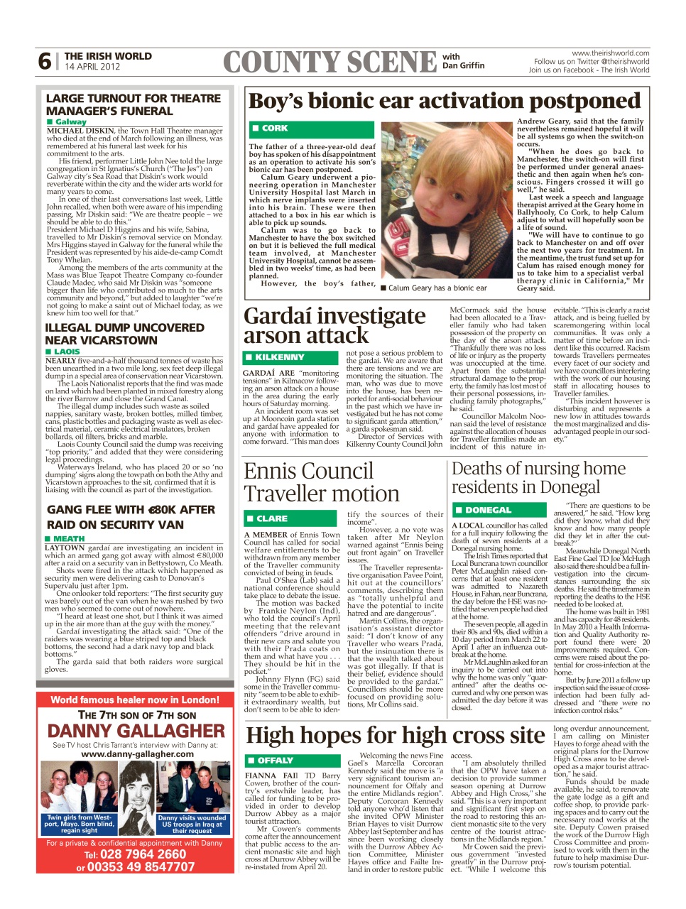 Irish World Preview Pages