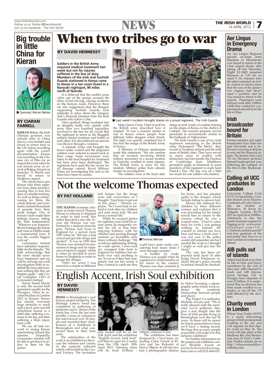 Irish World Preview Pages