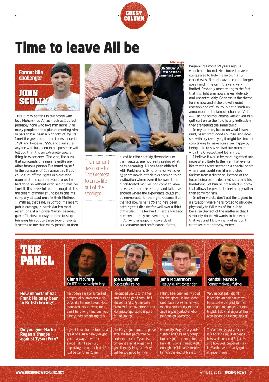 Boxing News Preview Pages