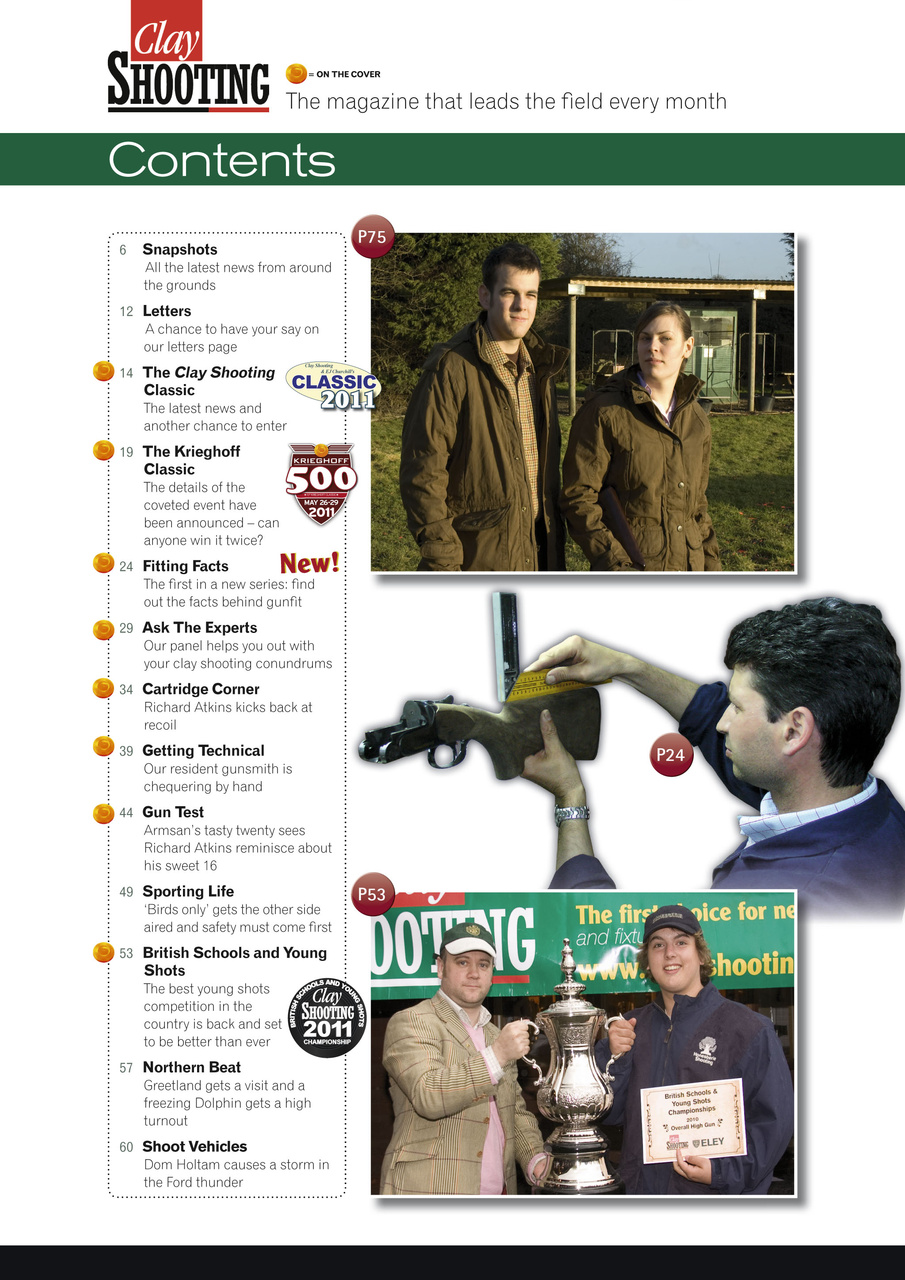 Clay Shooting Preview Pages