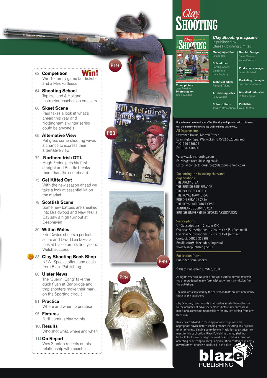 Clay Shooting Preview Pages