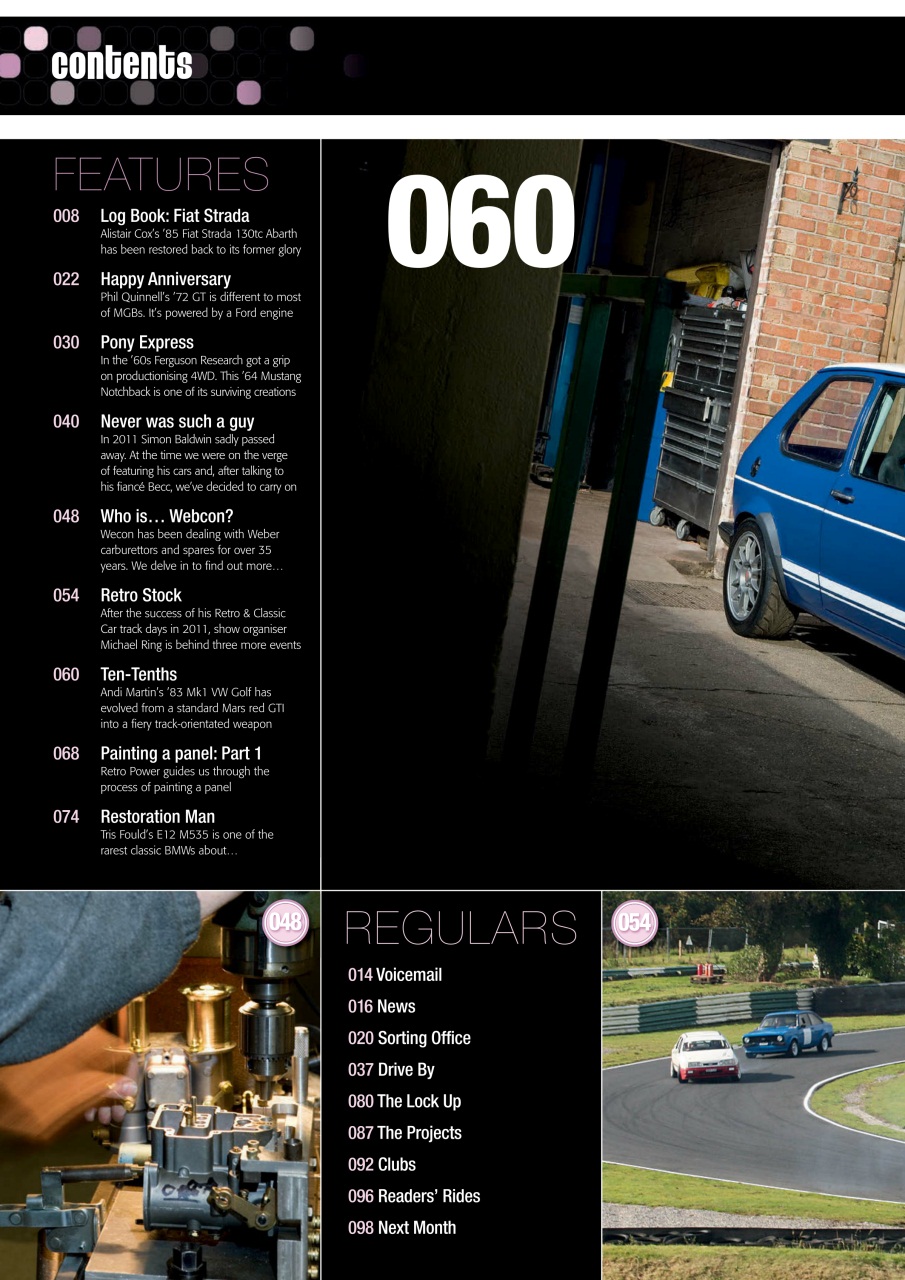 Retro Cars Preview Pages