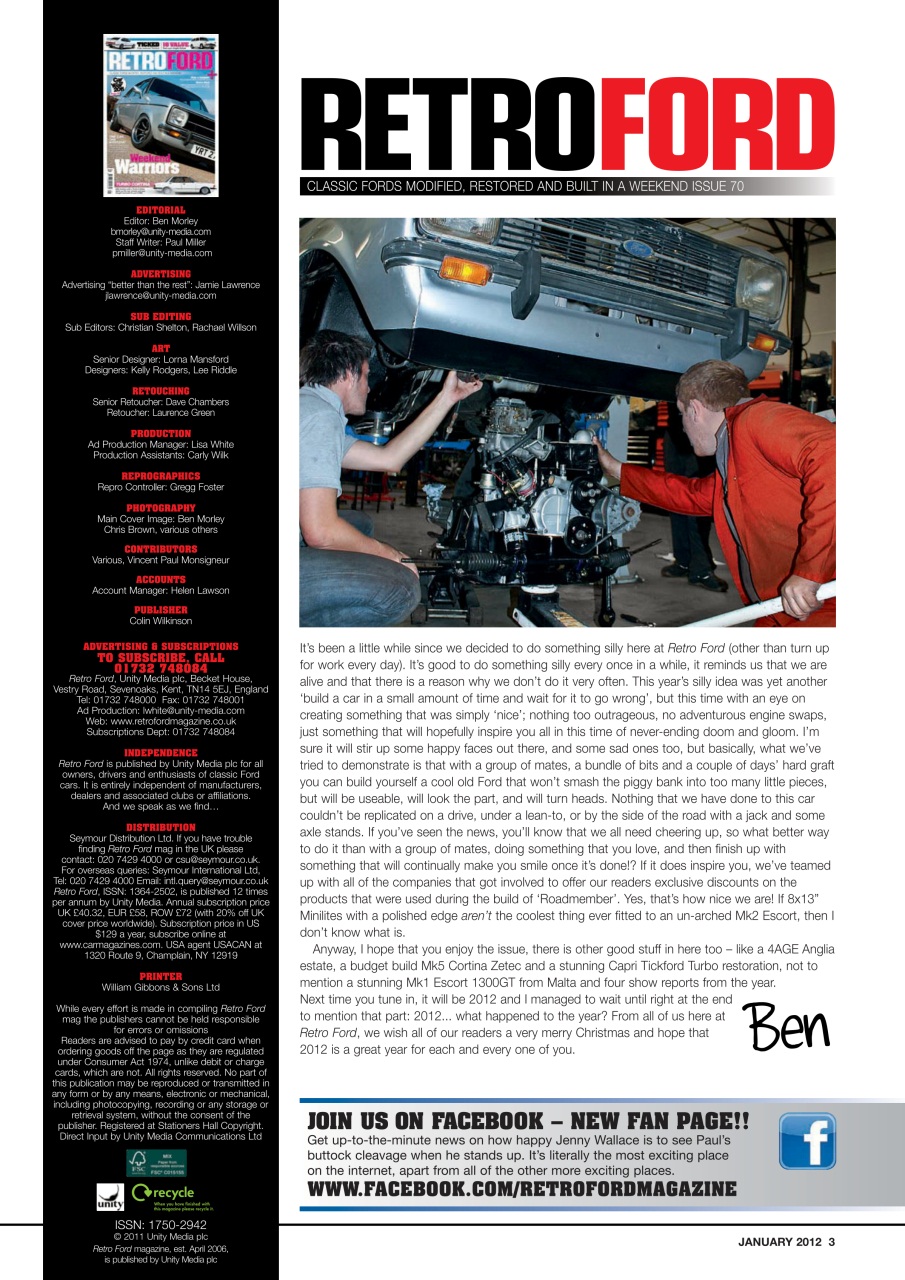 Retro Ford Preview Pages
