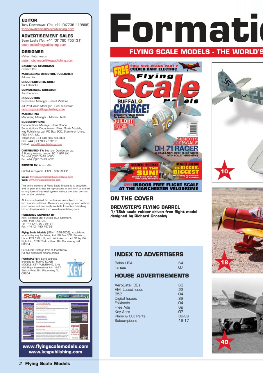 Flying Scale Models Preview Pages