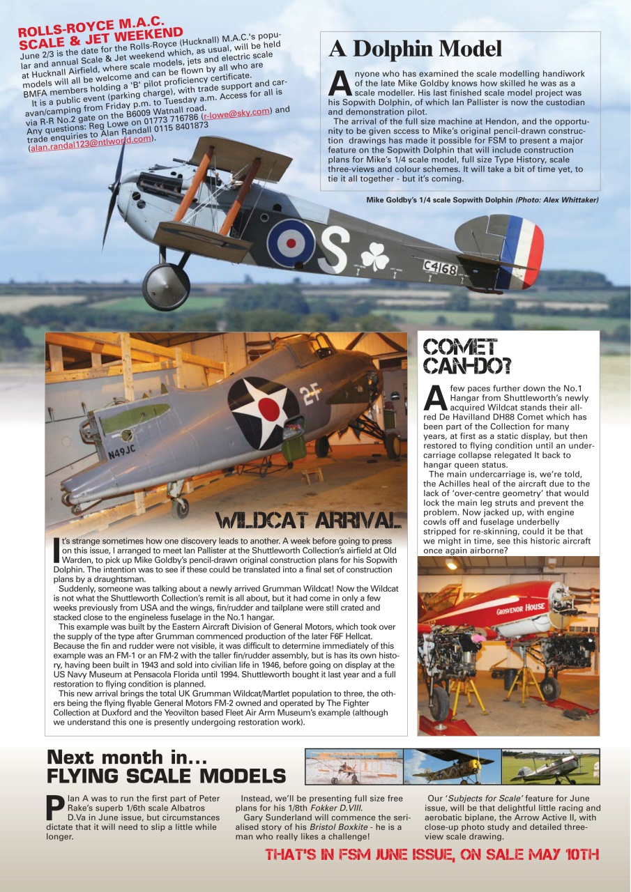 Flying Scale Models Preview Pages