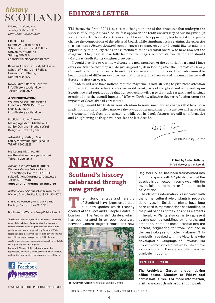 History Scotland Preview Pages