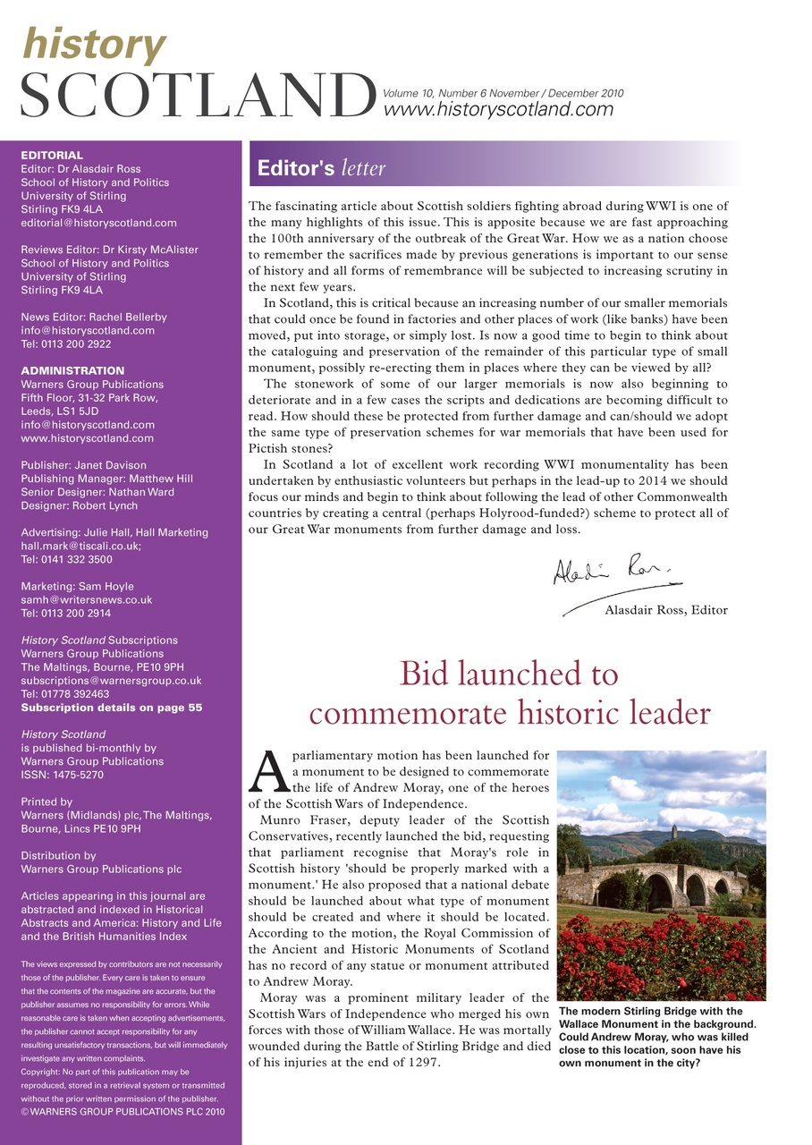 History Scotland Preview Pages