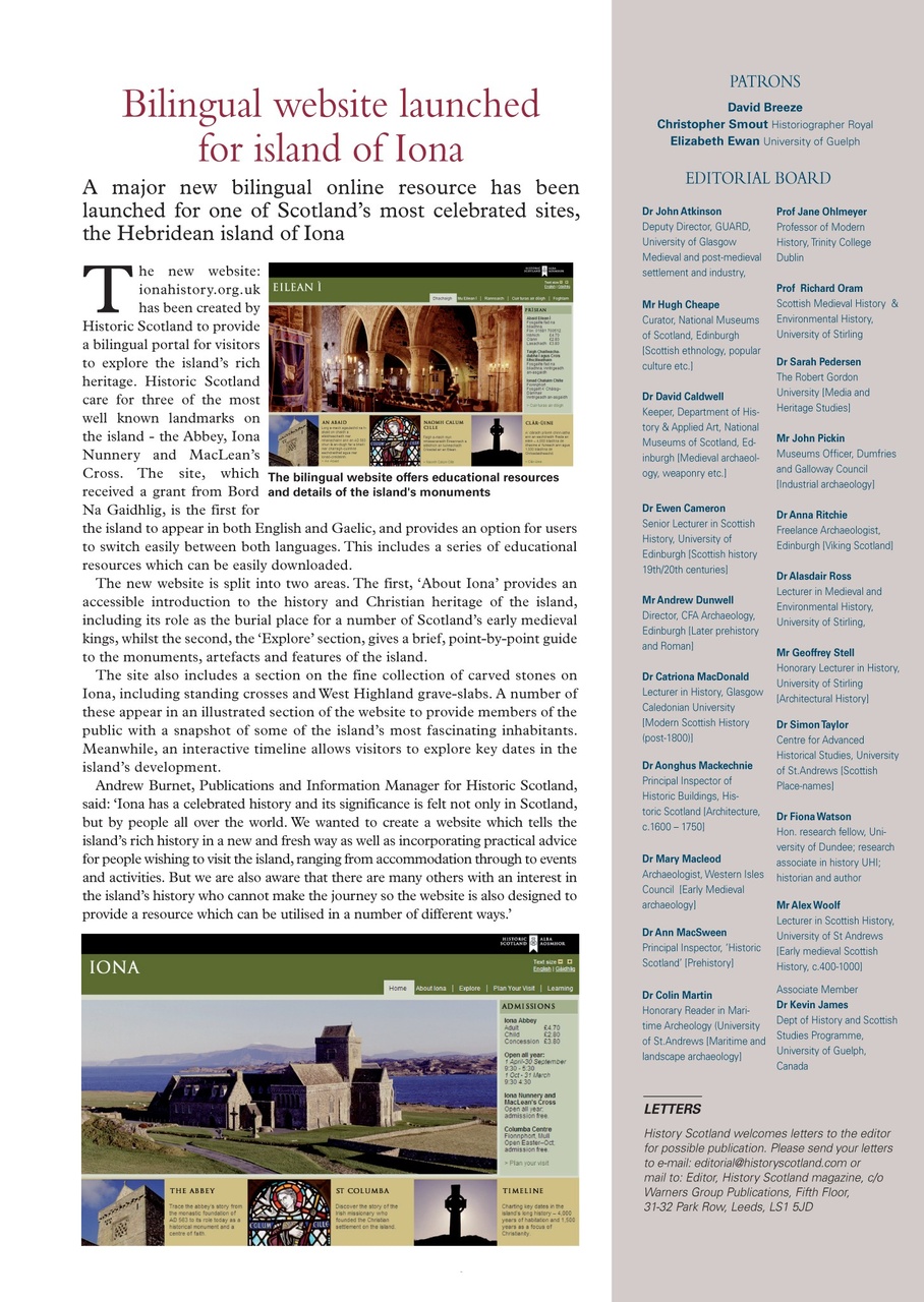 History Scotland Preview Pages