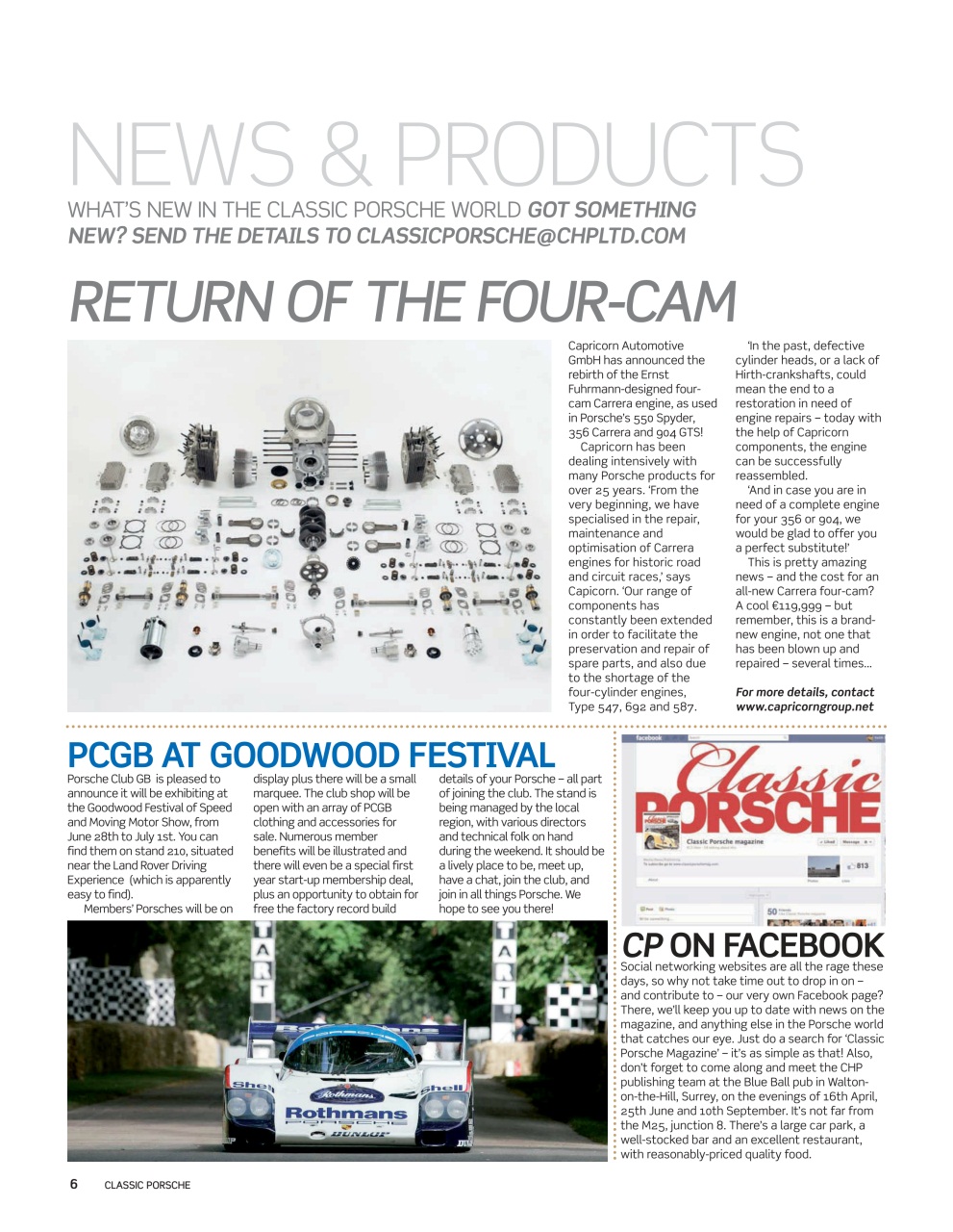 Classic Porsche Preview Pages