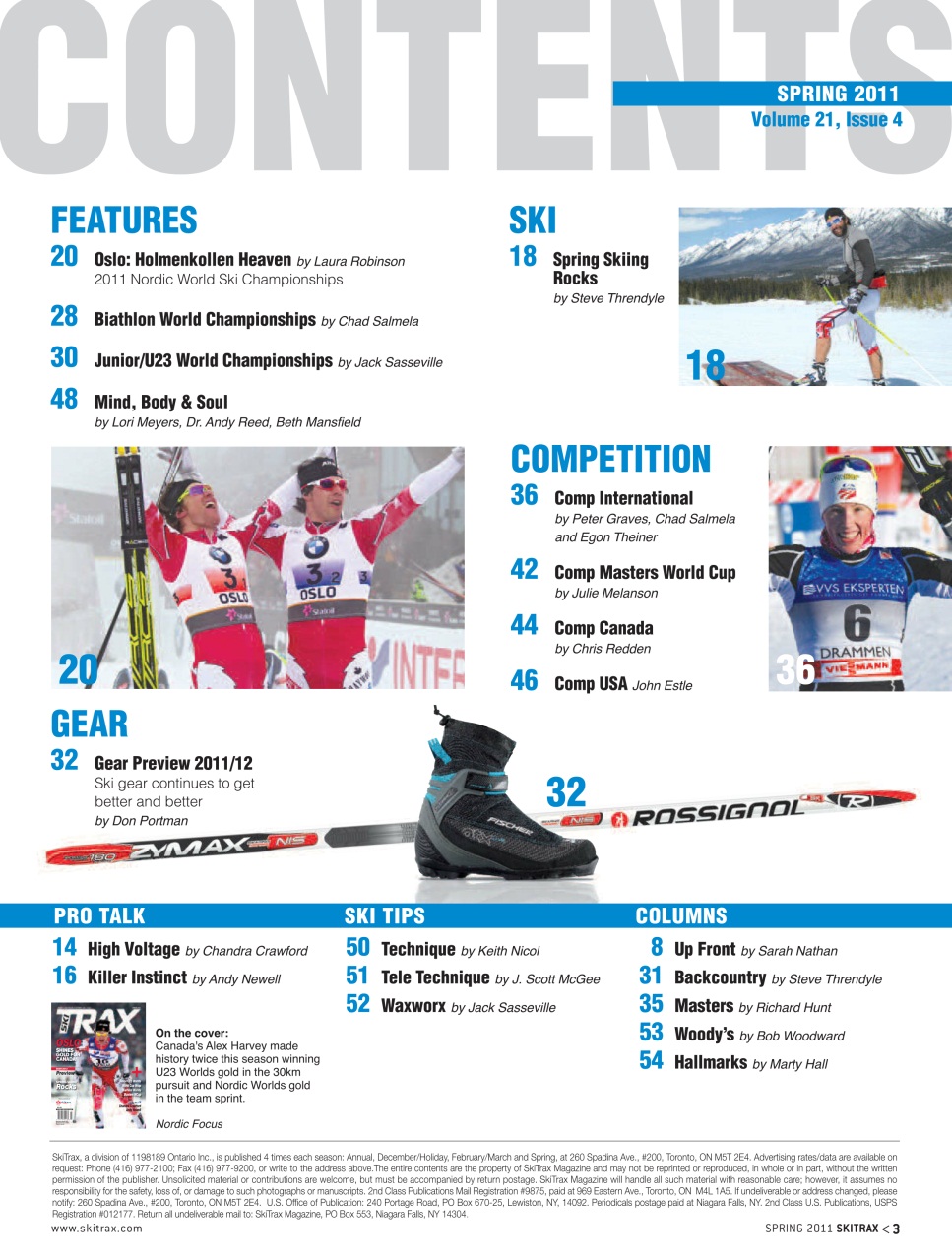 SkiTrax Preview Pages