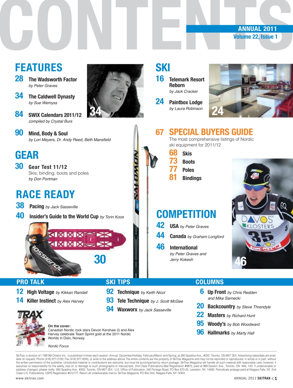 SkiTrax Preview Pages