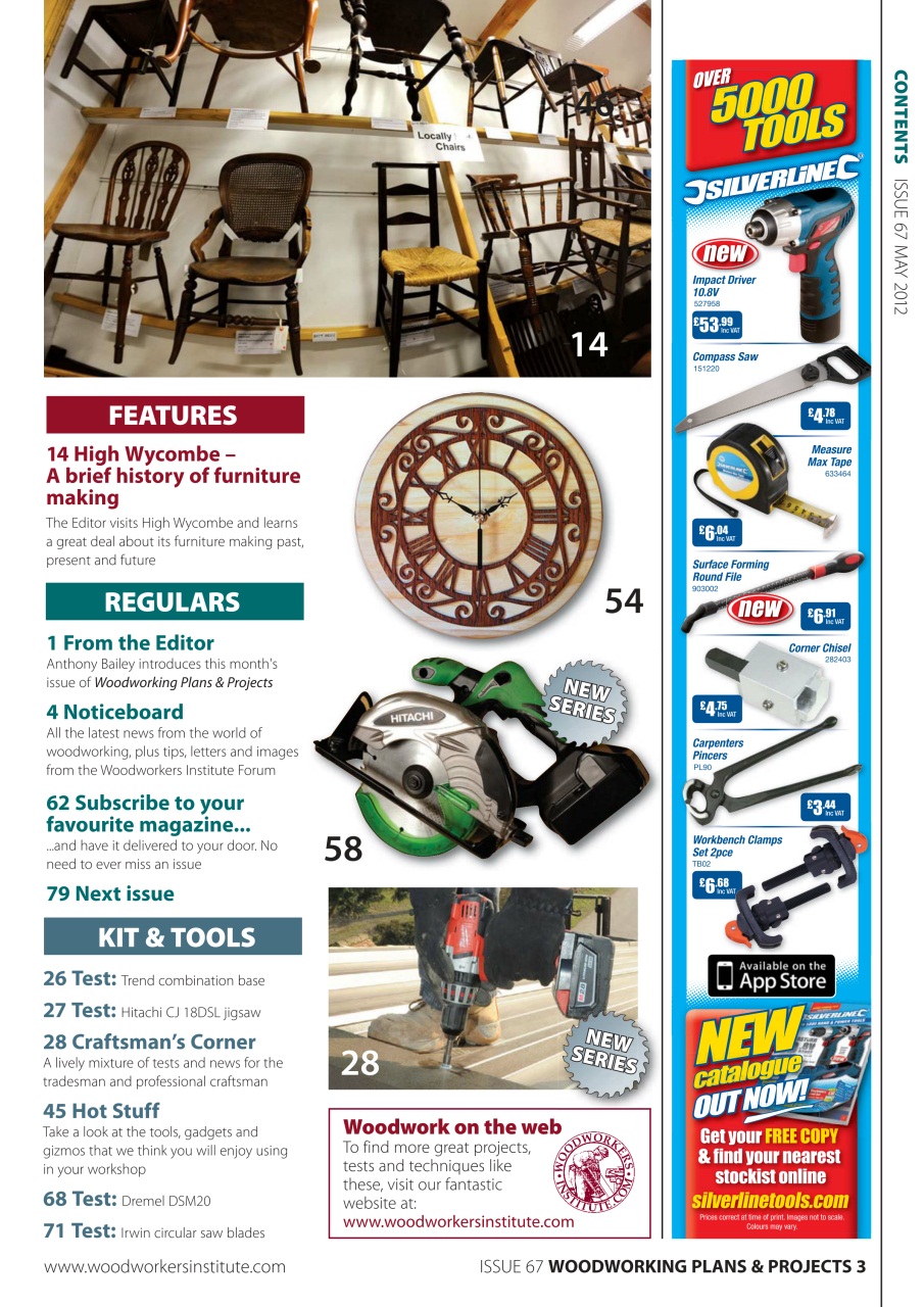 Woodworking Crafts Magazine Preview Pages