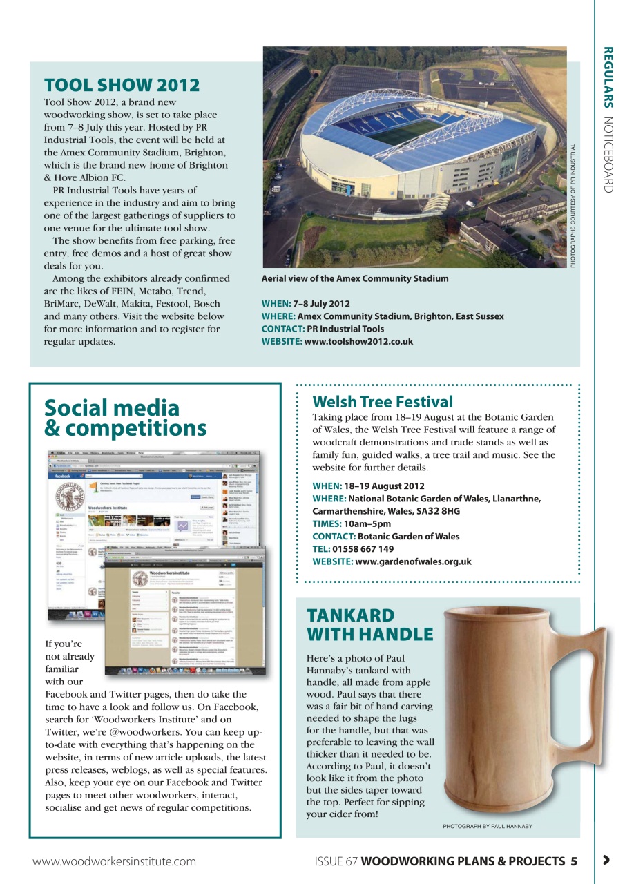 Woodworking Crafts Magazine Preview Pages