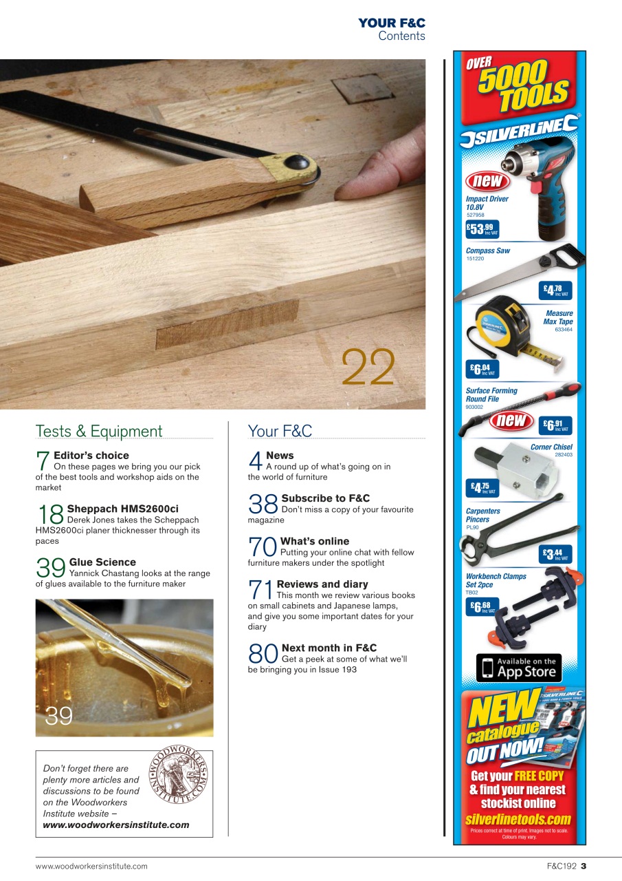 Furniture & Cabinetmaking Preview Pages