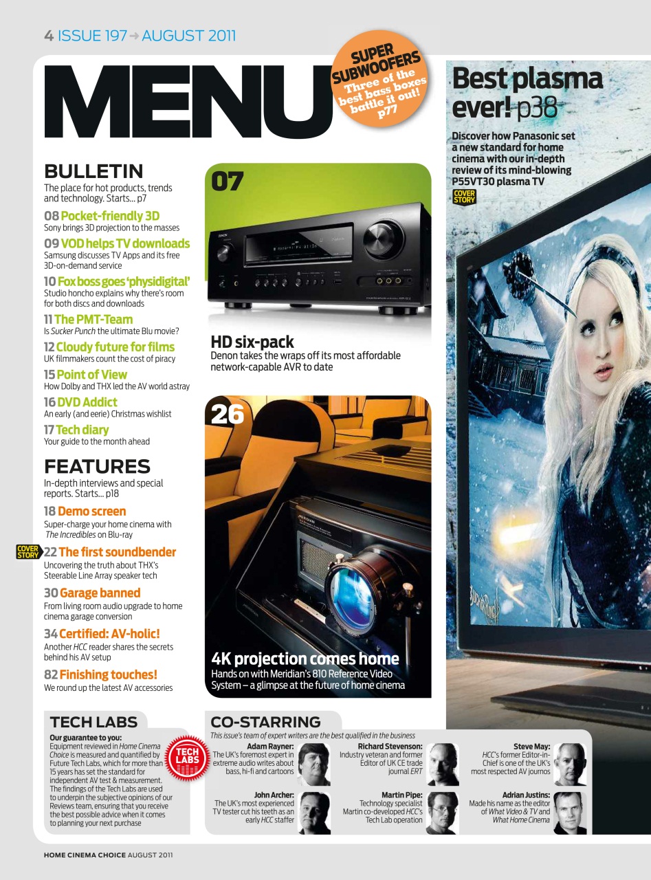 Home Cinema Choice Preview Pages
