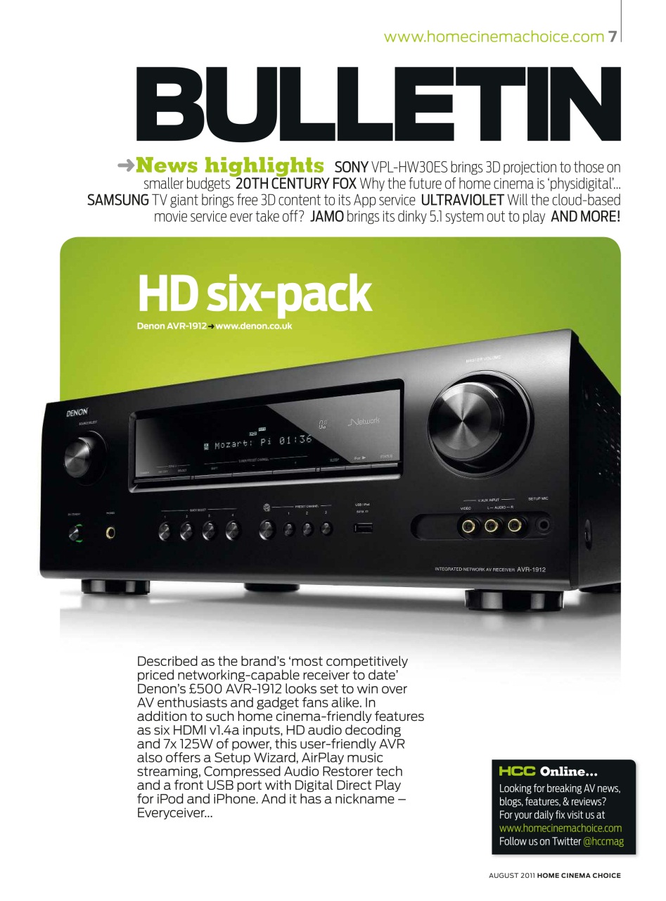 Home Cinema Choice Preview Pages