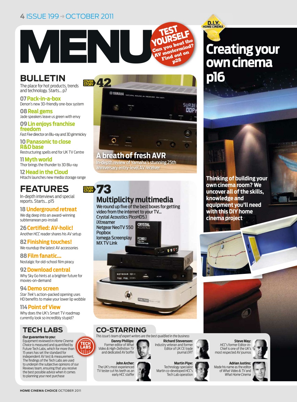 Home Cinema Choice Preview Pages