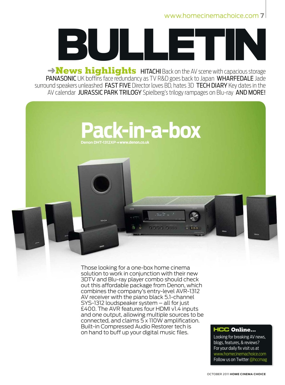 Home Cinema Choice Preview Pages