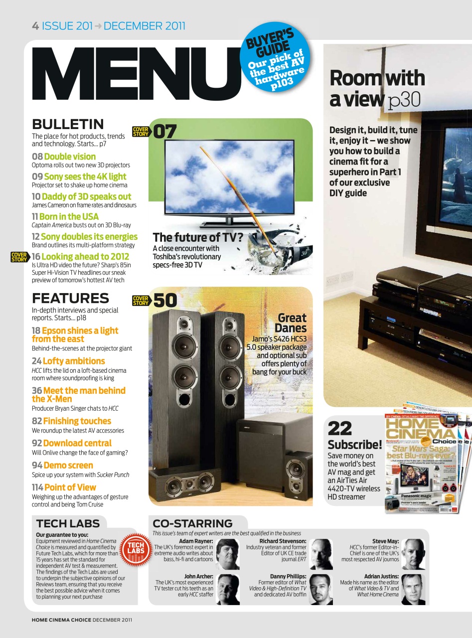 Home Cinema Choice Preview Pages
