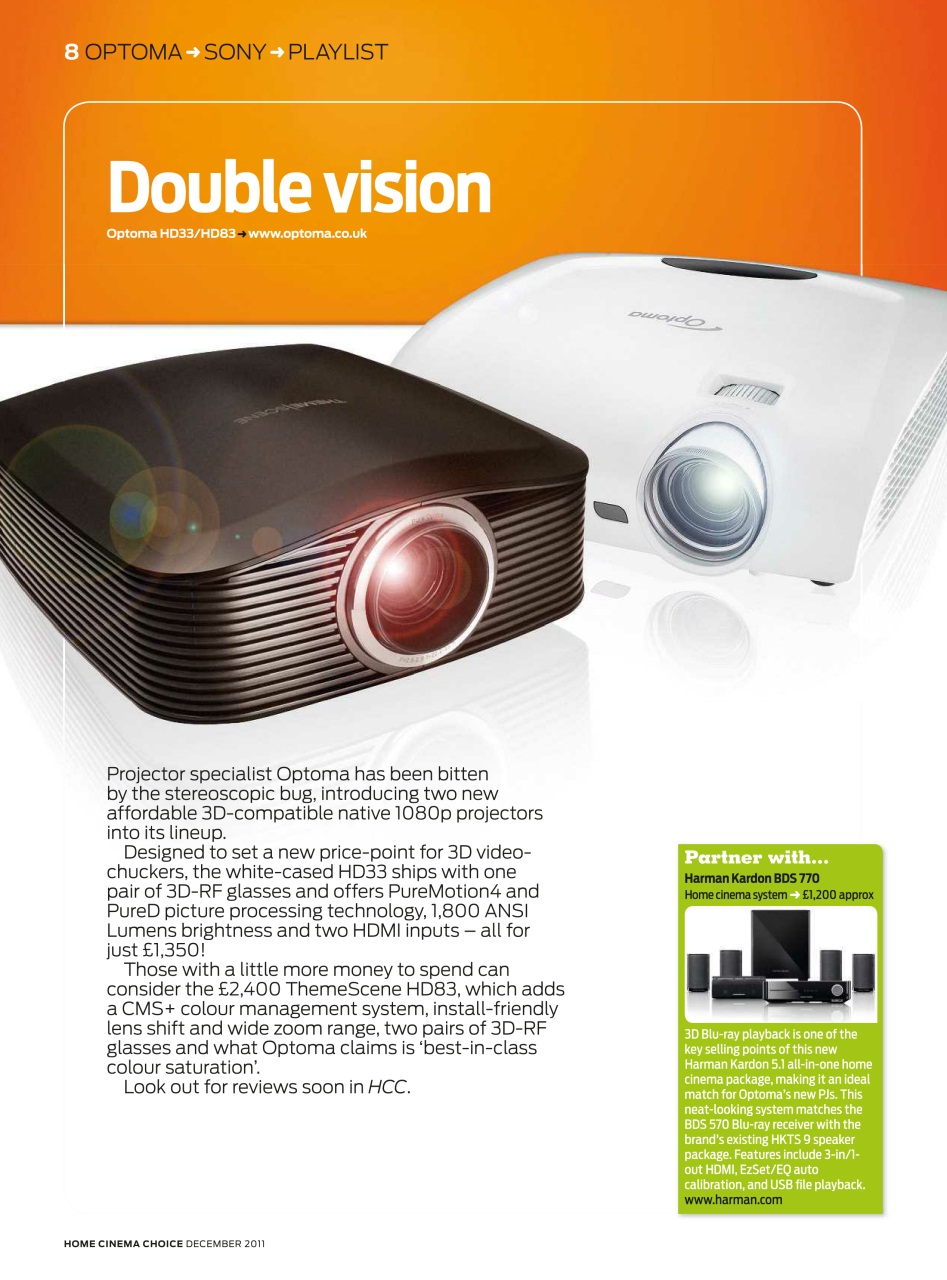 Home Cinema Choice Preview Pages