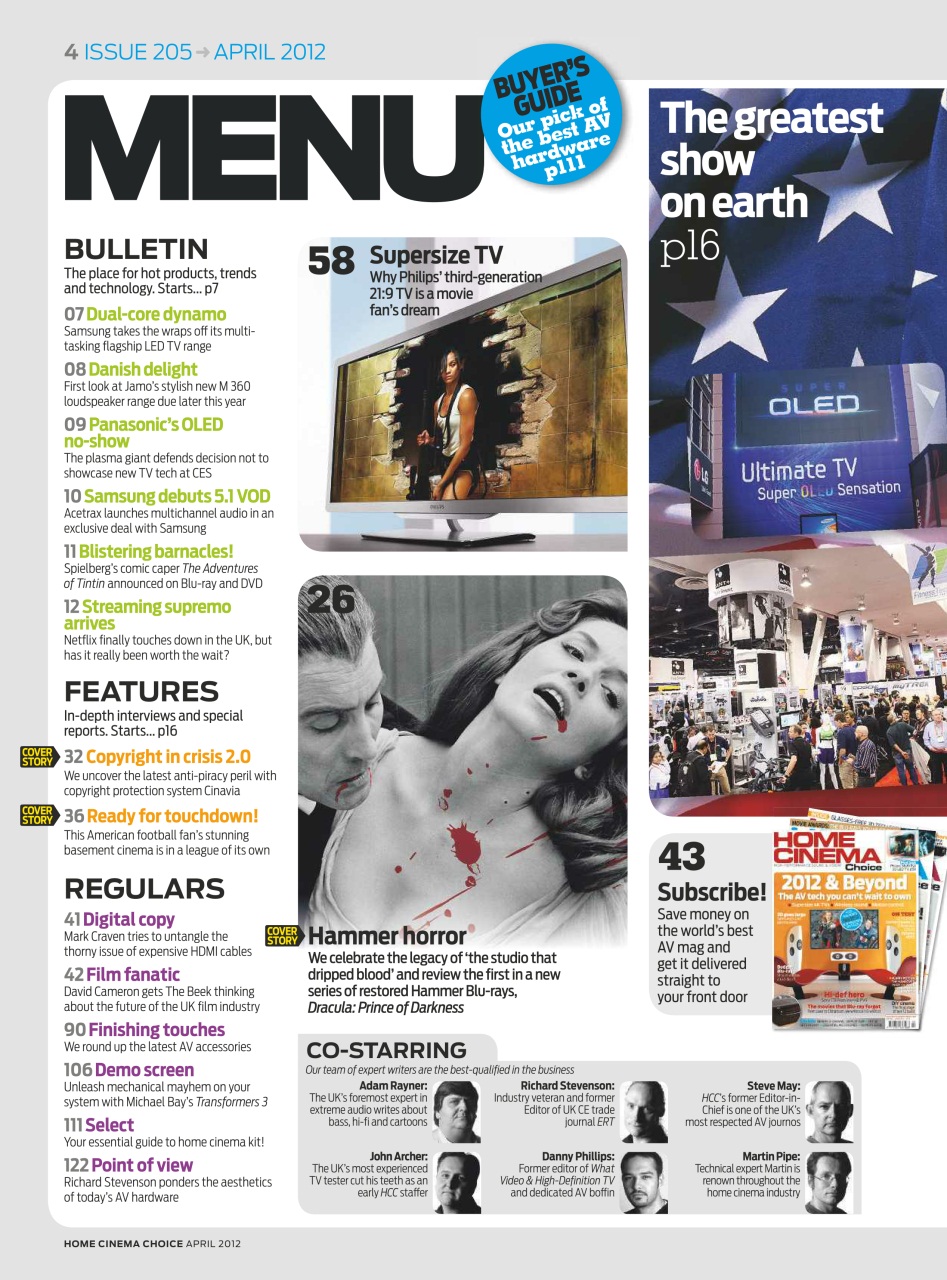 Home Cinema Choice Preview Pages