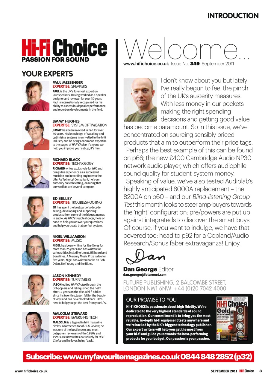 Hi-Fi Choice Preview Pages