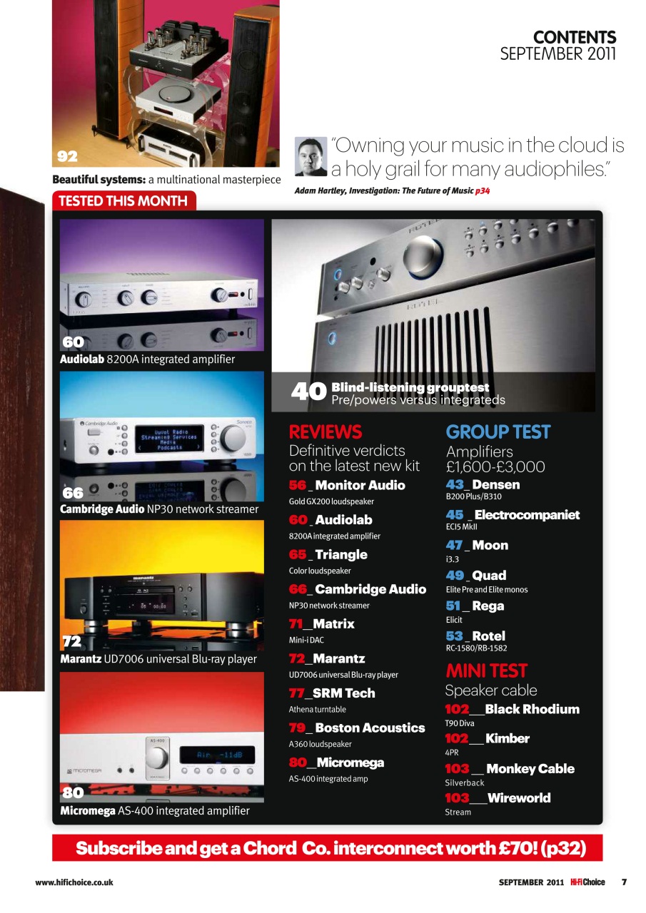 Hi-Fi Choice Preview Pages