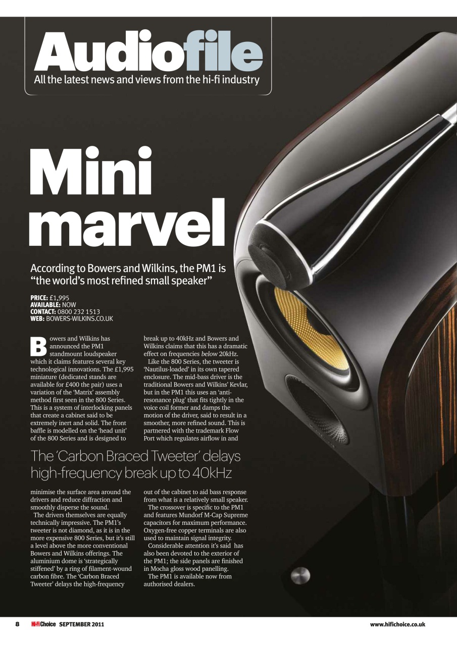 Hi-Fi Choice Preview Pages