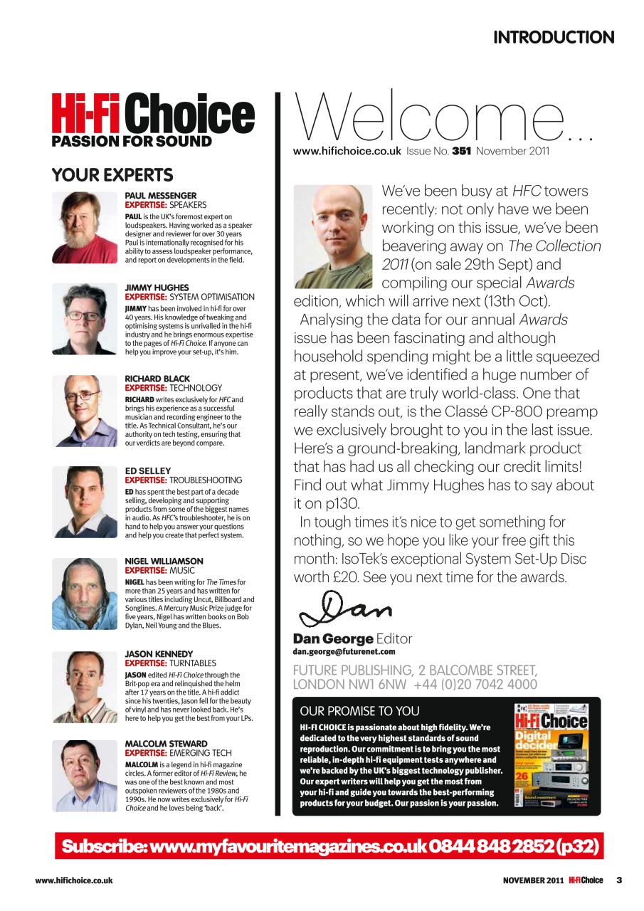 Hi-Fi Choice Preview Pages