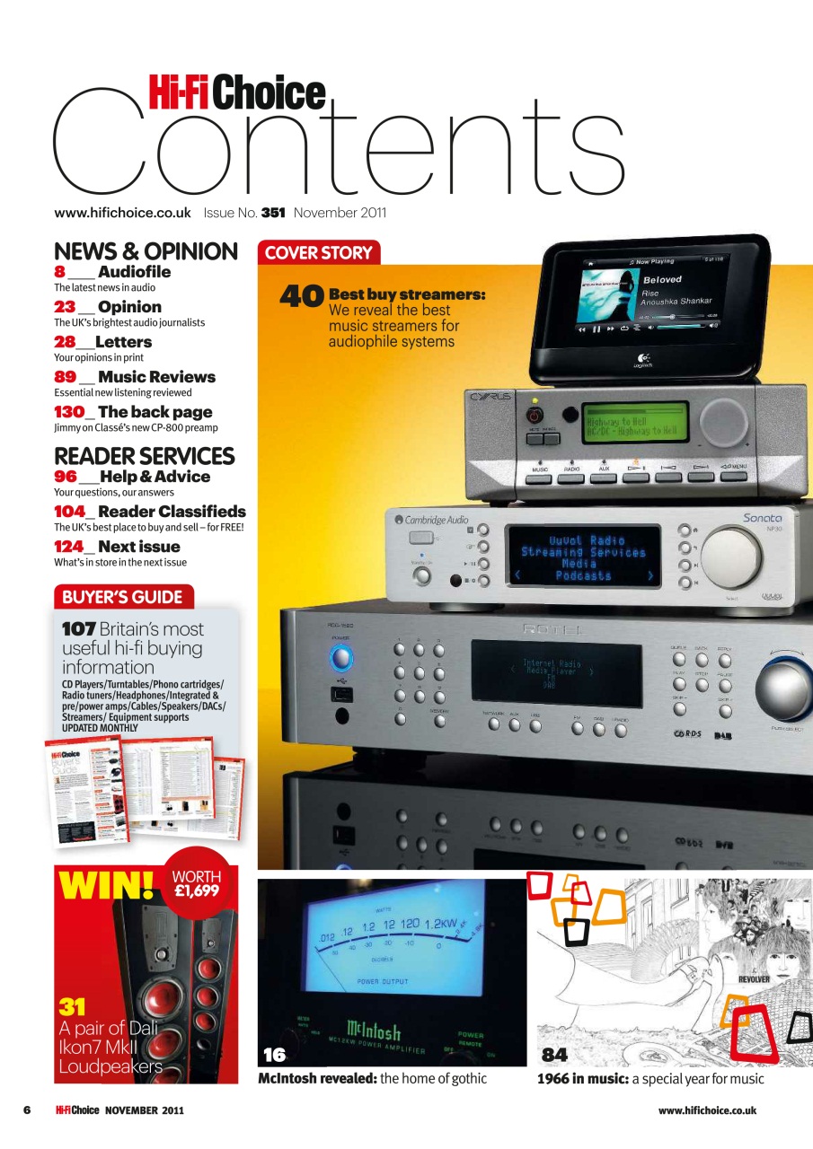 Hi-Fi Choice Preview Pages